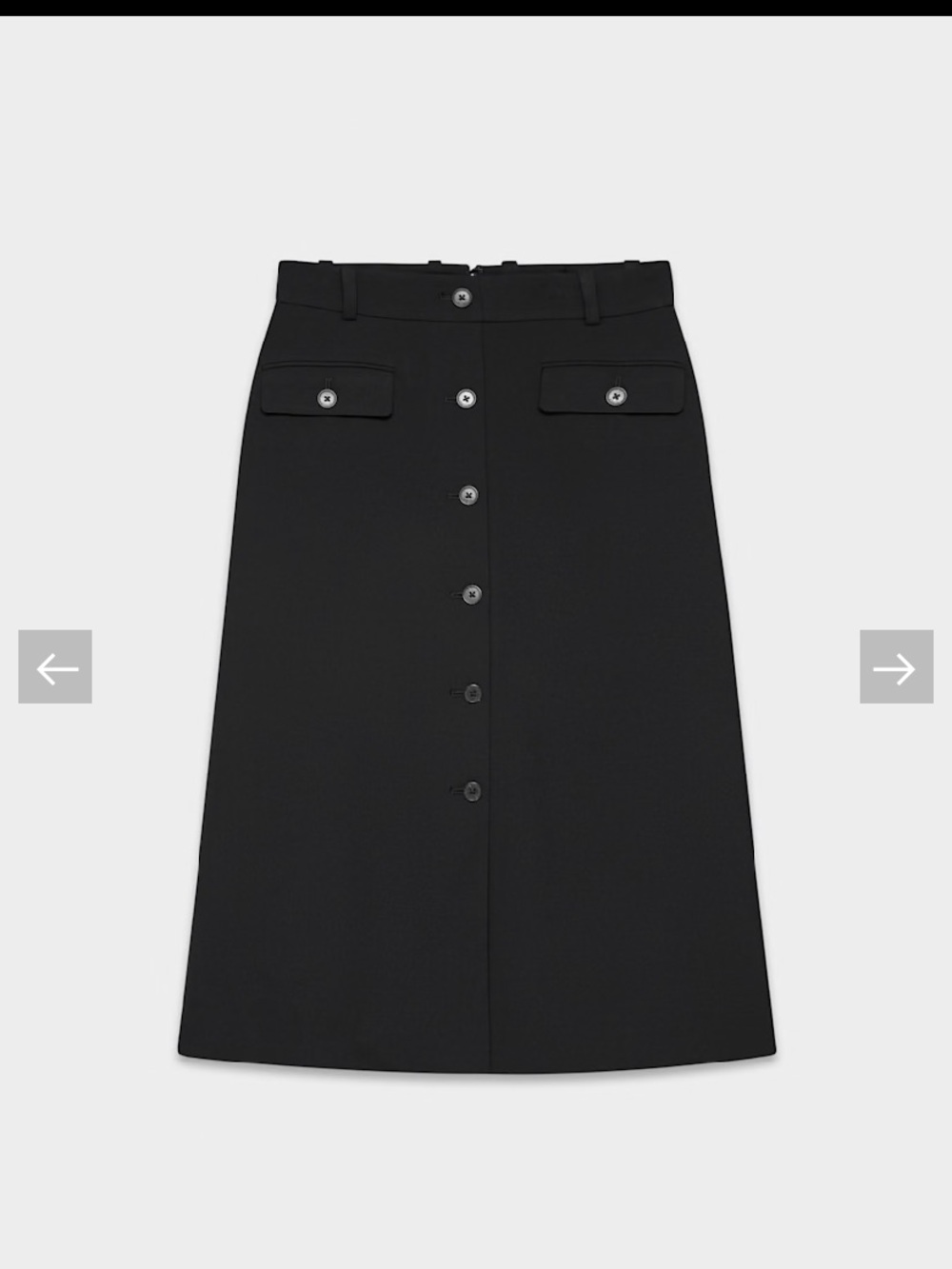 Aritzia Datum Skirt Black Size 0